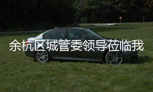 领导莅临我司区城管委考察余杭